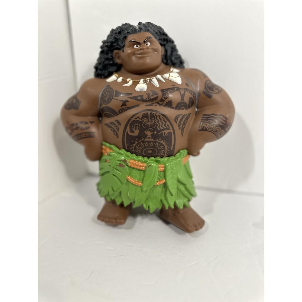 Disney Moana Mega Maui 8 Inch Action Figure Doll Hard Plastic Toy Kids